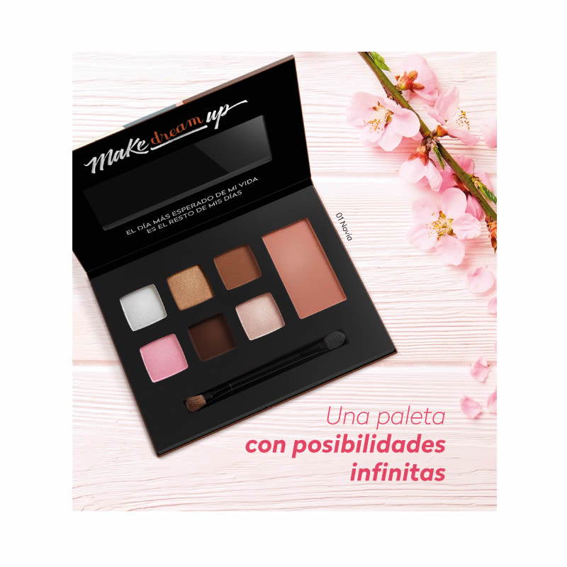 Kit Paleta de Maquillaje Bissú Ocasiones Variedad de Colores.