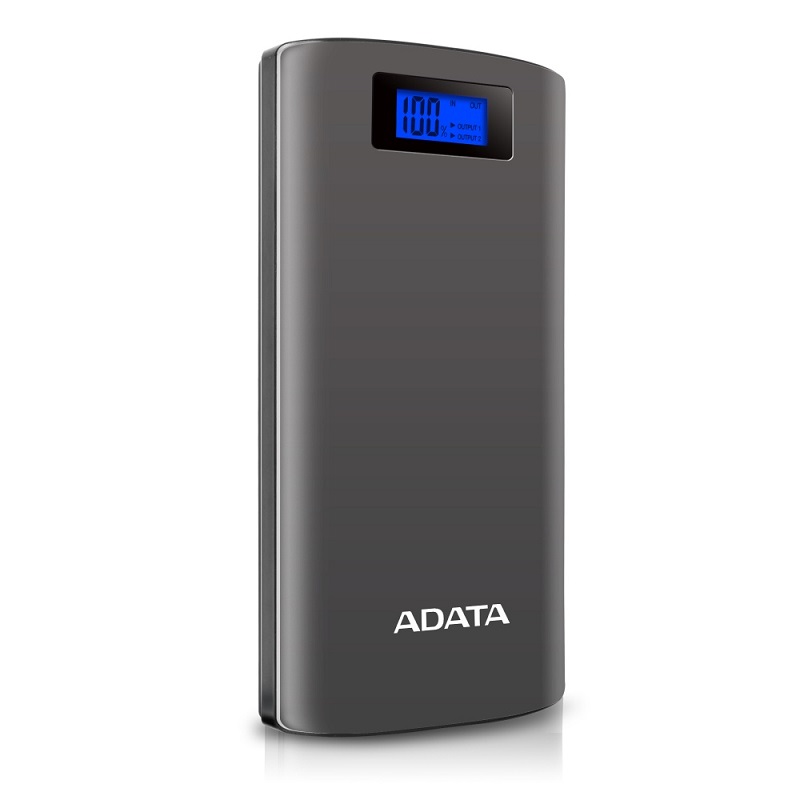 CARGADOR PORTATIL ADATA P20000D GRIS (AP20000D-DGT-5V-CGY) 