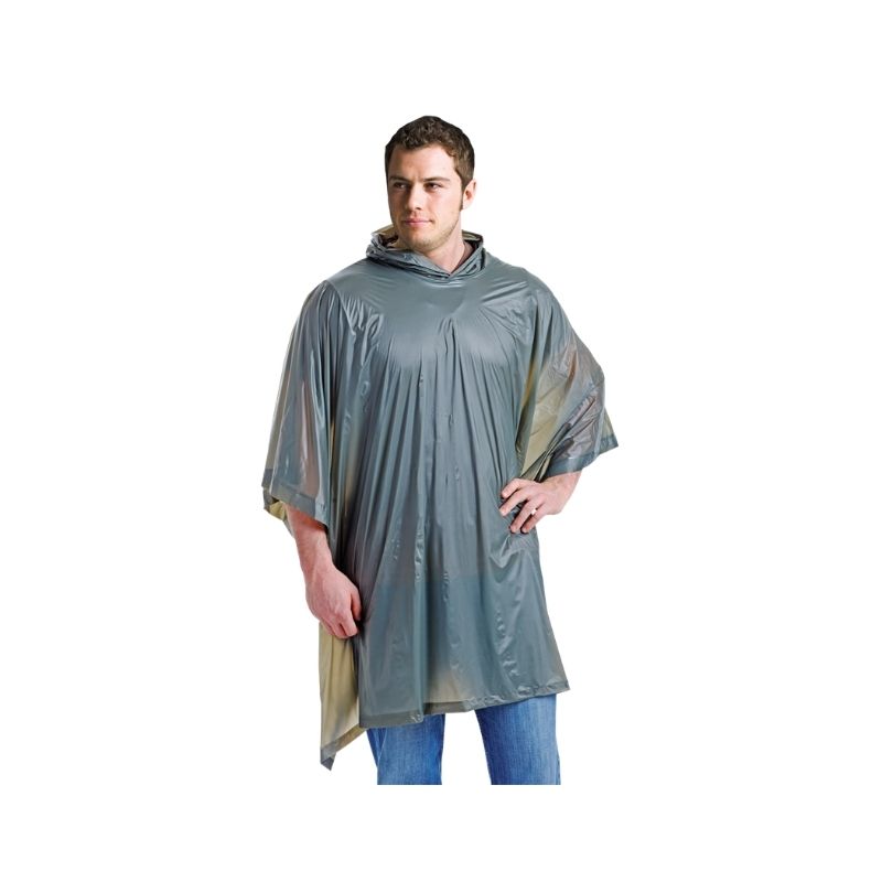Poncho con capucha de vinil impermeable verde olivo Coghlan's 9269