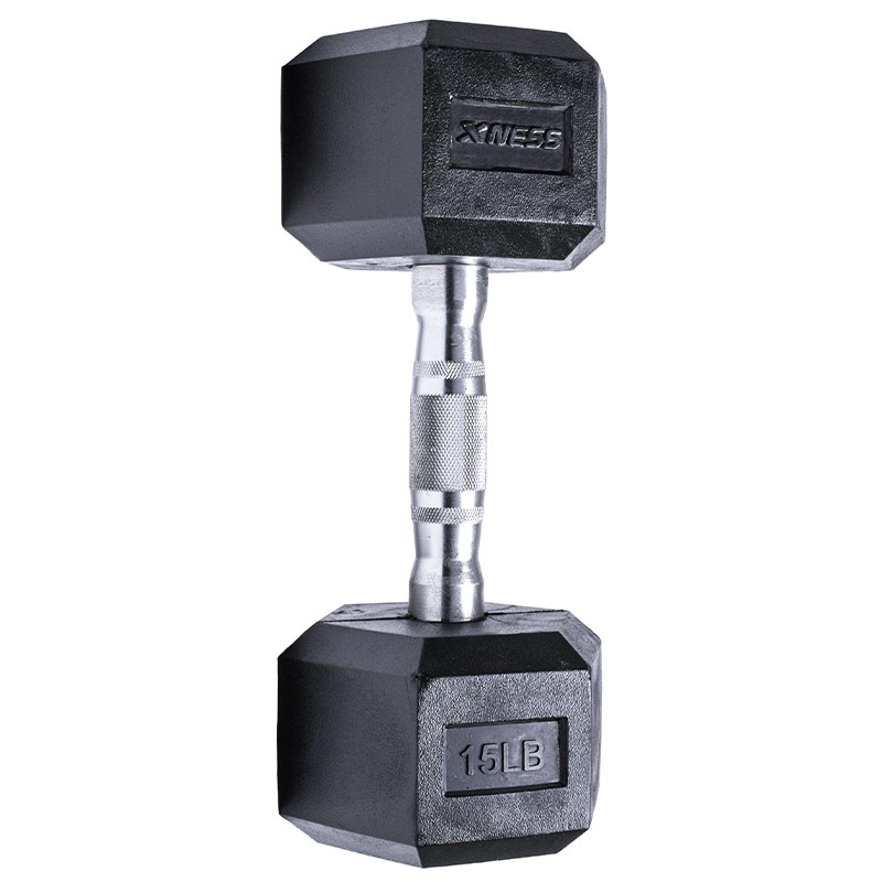 XNESS - Mancuerna / Pesa Hexagonal 15 lb / 6.8 kg