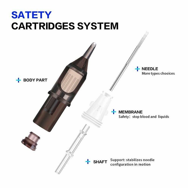 Cartuchos de membrana agujas para tatuar tattoo cartridge estéril aguja de tatuaje stigma 1205RL