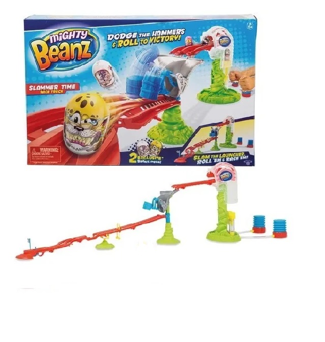Mighty Beanz Pista De Carreras Incluye 2 Exclusivos Beanz