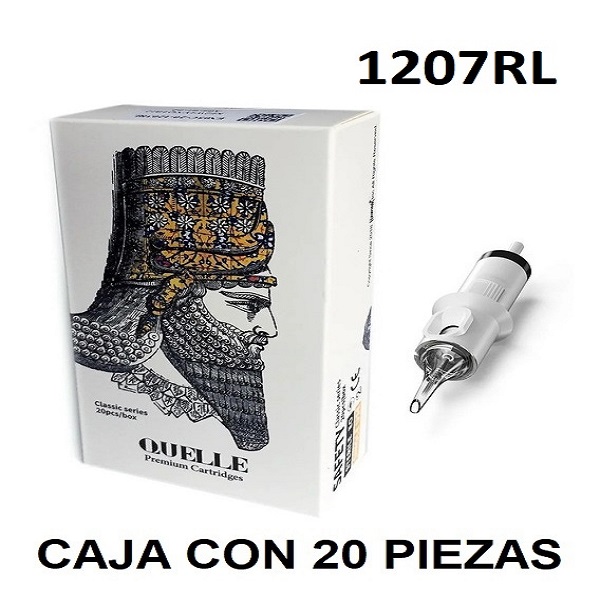 Cartuchos de membrana agujas para tatuar tattoo cartridge estéril aguja de tatuaje quelle 1207RL
