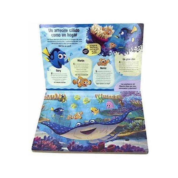 Fabuloso Mundo Buscando A Dory - Libro Con Rompecabezas