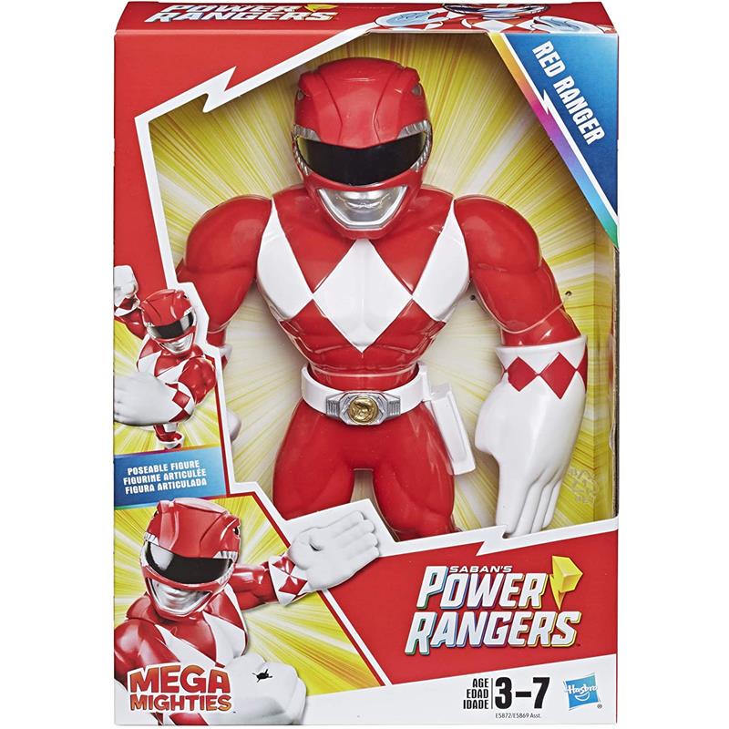 Power Rangers Red Figura Articulada Mega Mighties