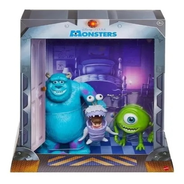 Set 3 Figuras Monster Inc 3 Original Disney