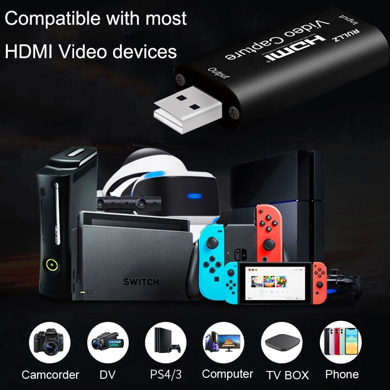 TARJETA CAPTURADORA DE VIDEO HDMI POR USB