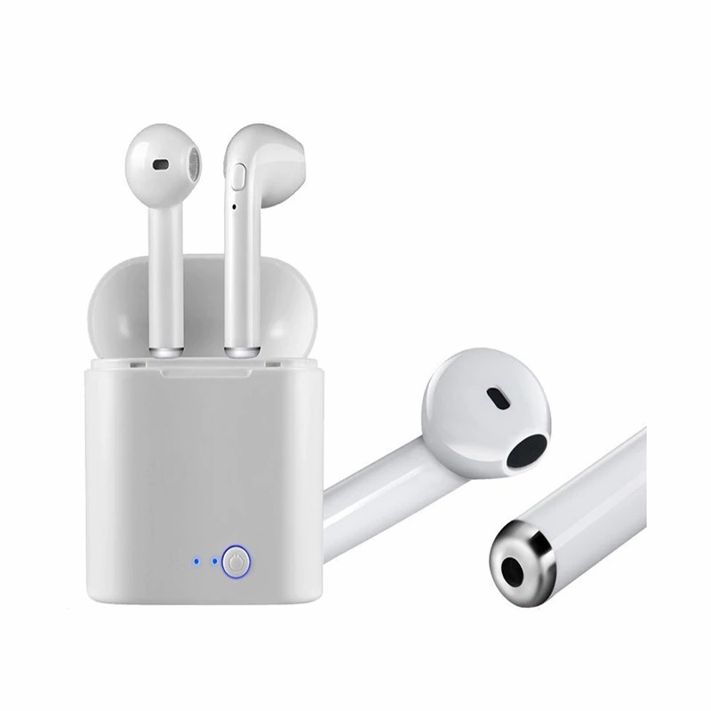Mini Audífonos i7/i7s i12 Tws Bluetooth Música Llamadas
