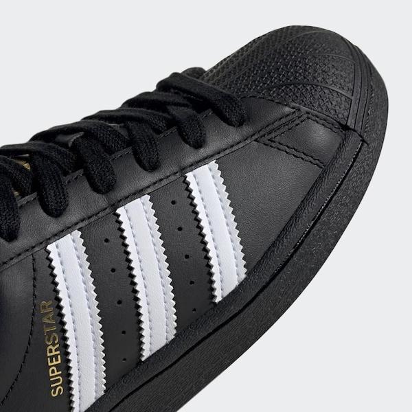 Tenis Adidas Superstar Infantil Unisex - Negro