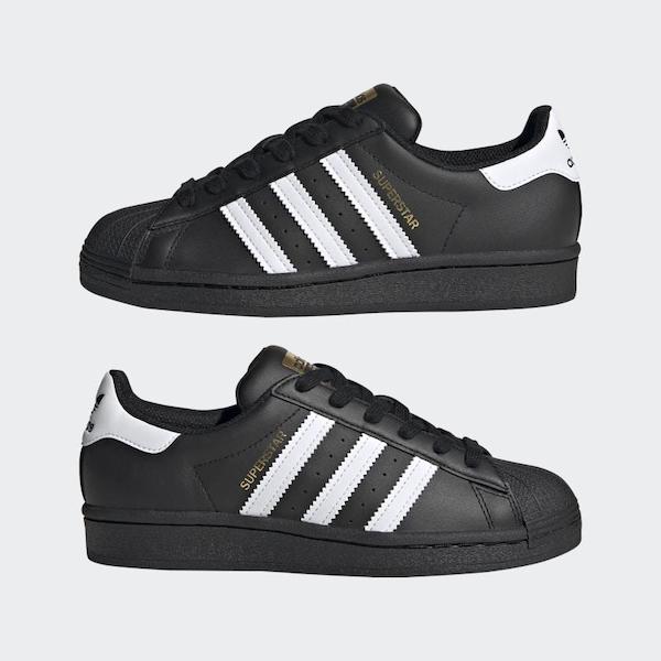 Tenis Adidas Superstar Infantil Unisex - Negro