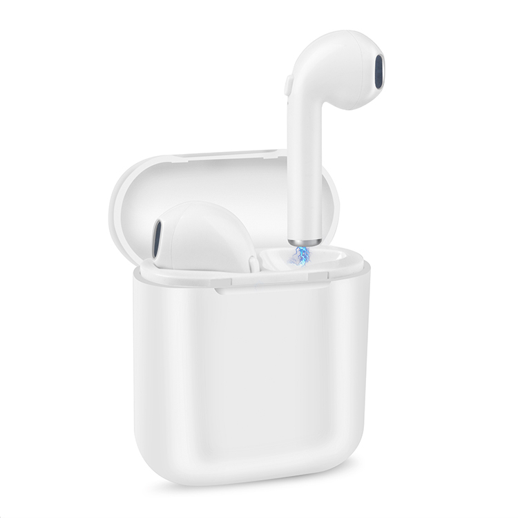 Audífonos In-ear Inalámbricos i12 Tws inPods 12 Macaron Blanco