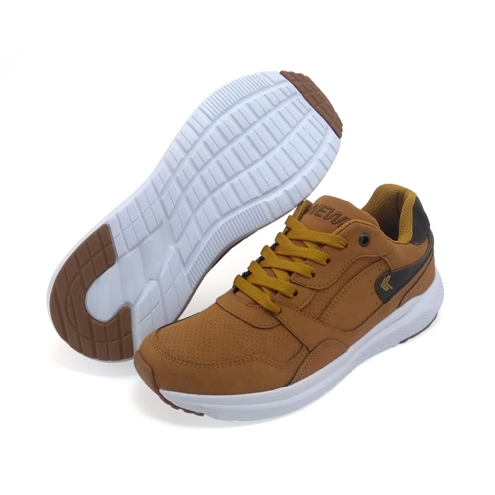 Tenis Newk Forty Para Hombre Línea Mogale Color Mostaza