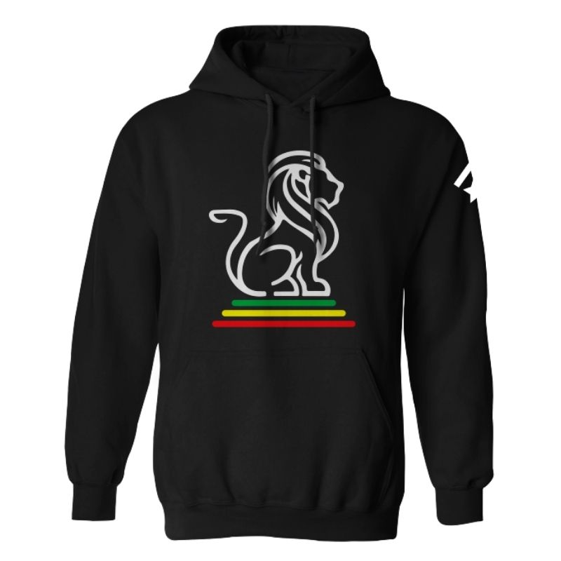 Sudadera negra león R2