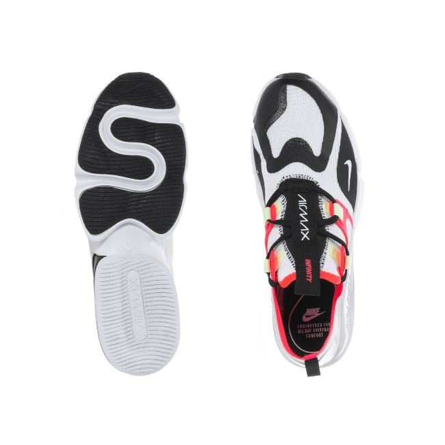 TENIS NIKE AIR MAX INFINITY BLANCO-NEGRO PARA MUJER BQ4284-105