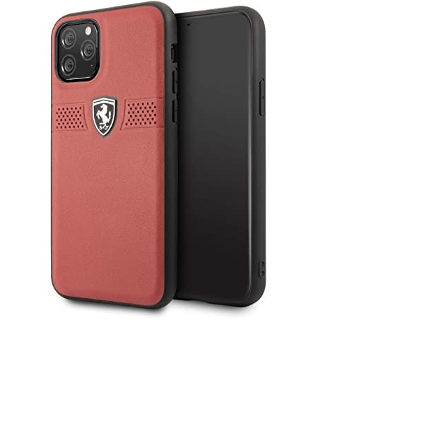 Funda Case Piel Ferrari Rojo iPhone 11 Pro Original