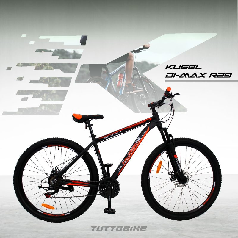 Bicicleta Montaña Rodada 29 21 Velocidades Kugel Di-max Negro Naranja