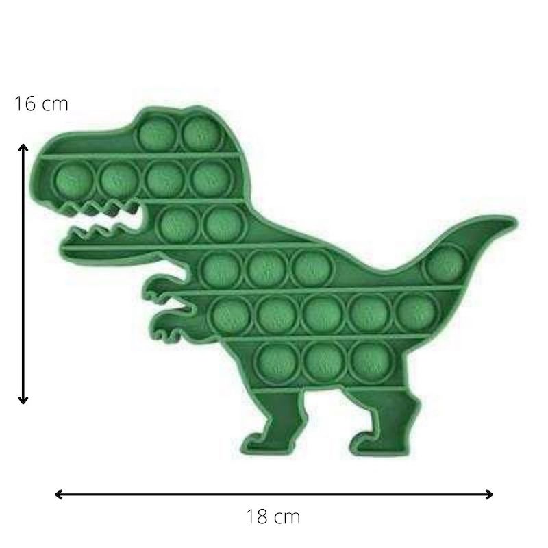 Pop It Push Bubble Fidget juguete Antiestres Dinosaurio