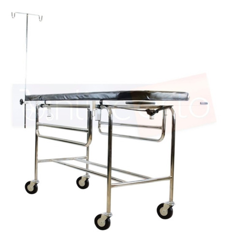 Carro Camilla De Emergencias O Traslado Fija Con Portasuero