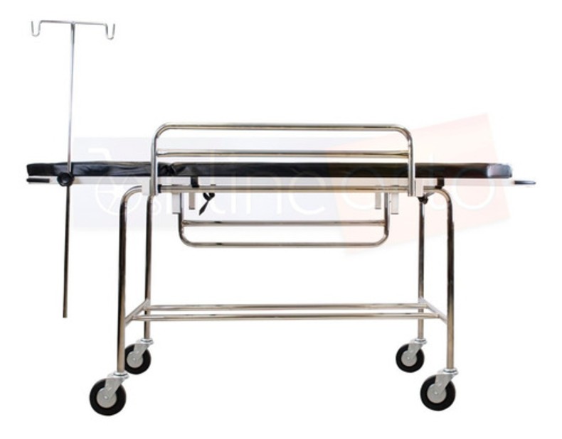 Carro Camilla De Emergencias O Traslado Fija Con Portasuero