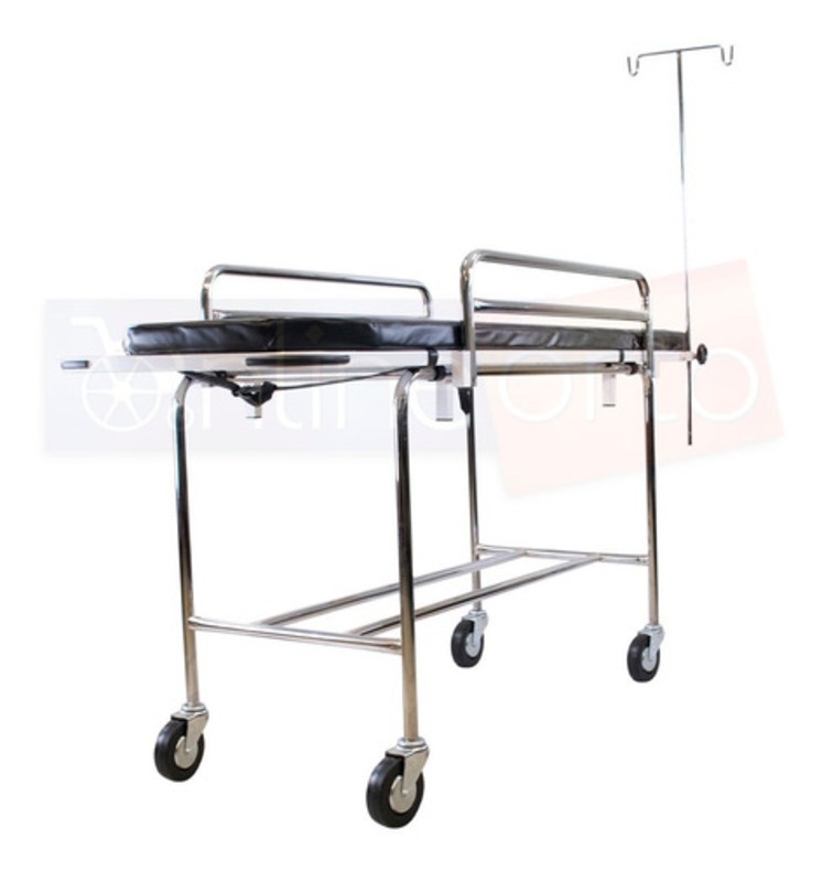 Carro Camilla De Emergencias O Traslado Fija Con Portasuero