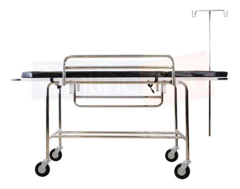 Carro Camilla De Emergencias O Traslado Fija Con Portasuero