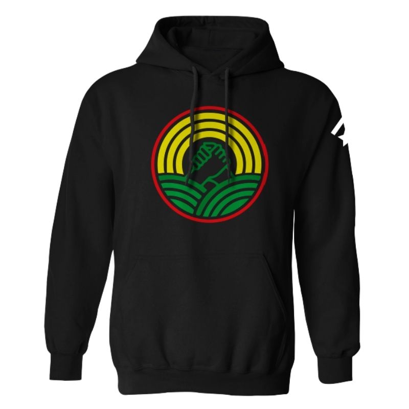 Sudadera negra Reggae hermandad 