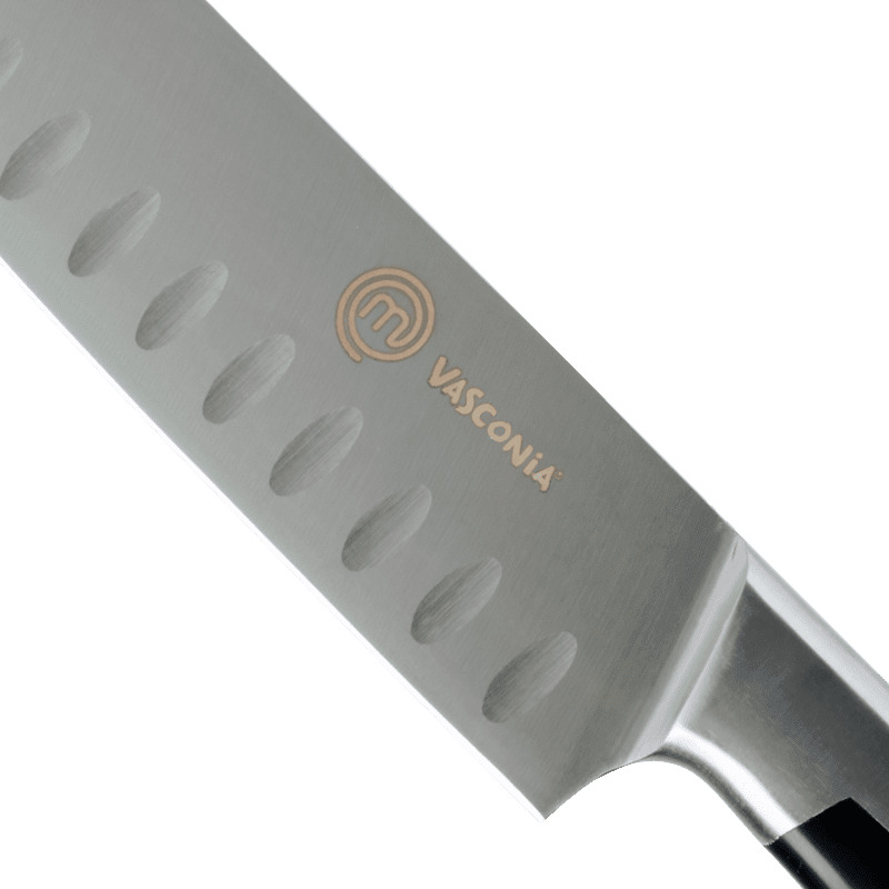 Cuchillo Santoku 7" Vasconia Masterchef de Acero Inoxidable