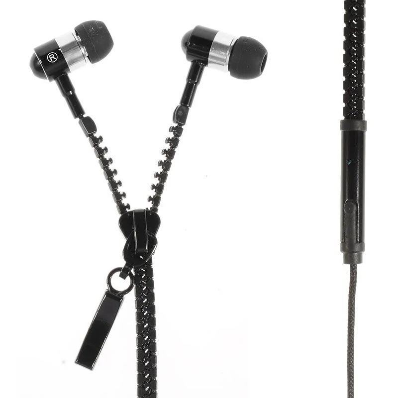 Manos Libres Auriculares Audífonos Cierre Zipper Alta Calidad