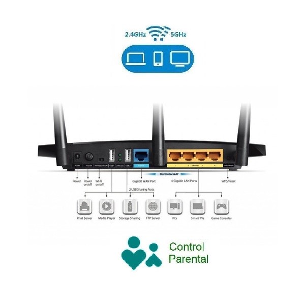 Router Gigabit TP-LINK Doble Banda