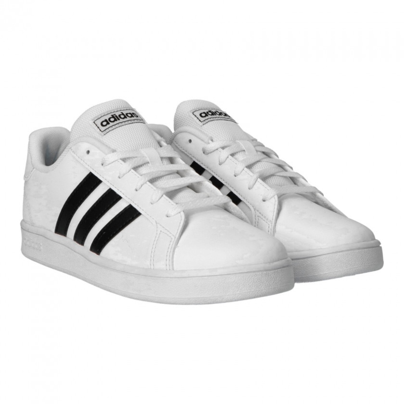 TENIS ORIGINAL ADIDAS GRAND COURT BLANCO NEGRO UNISEX EF0103