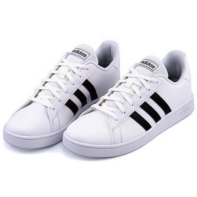 TENIS ORIGINAL ADIDAS GRAND COURT BLANCO NEGRO UNISEX EF0103
