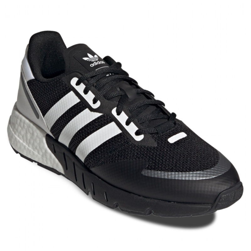 TENIS ORIGINAL ADIDAS ZX 1K BOOST NEGRO HOMBRE FX6515.