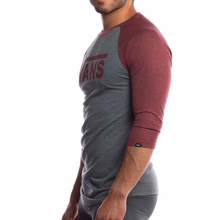 Playera Vans Hombre Classic Heather Gris 02QQO72