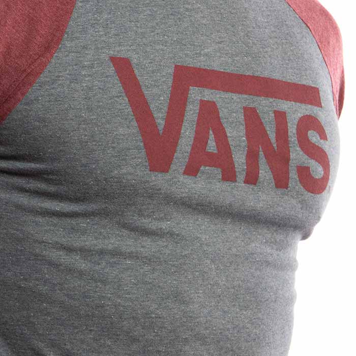Playera Vans Hombre Classic Heather Gris 02QQO72