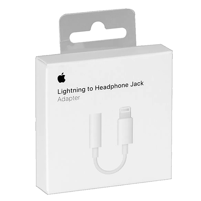Adaptador de Lightning a jack 3.5 mm para Audífonos Apple Original