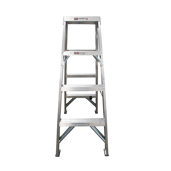 Escalera de tijera doble de aluminio