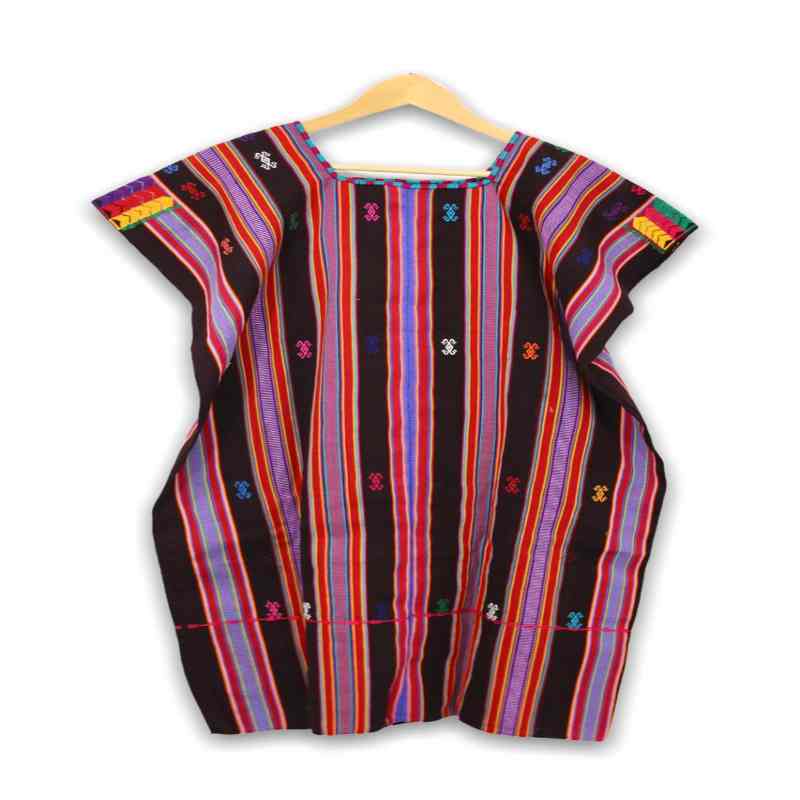 Vestido Huipil Artesanal Mexicano modelo Pantelhó