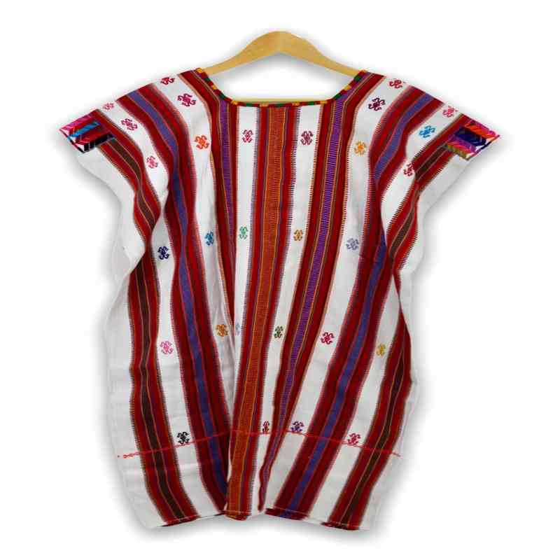 Vestido Huipil Artesanal Mexicano modelo Pantelhó