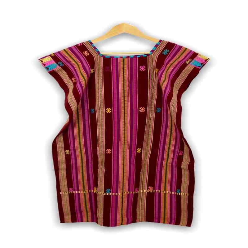 Vestido Huipil Artesanal Mexicano modelo Pantelhó