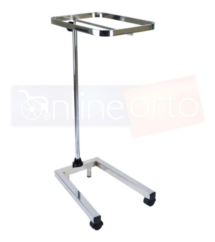 Mesa Mayo Ajustable Tubular Instrumental Con Charola
