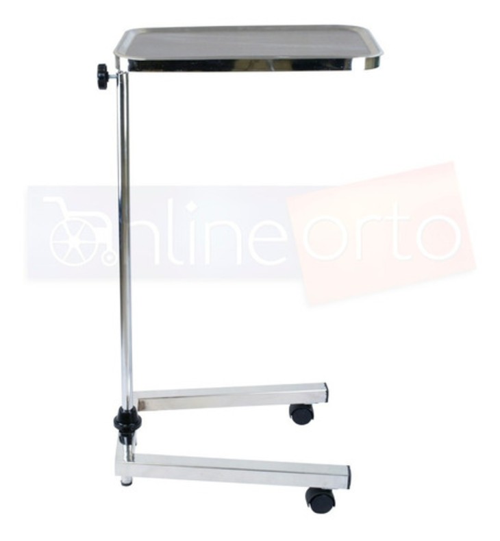 Mesa Mayo Ajustable Tubular Instrumental Con Charola