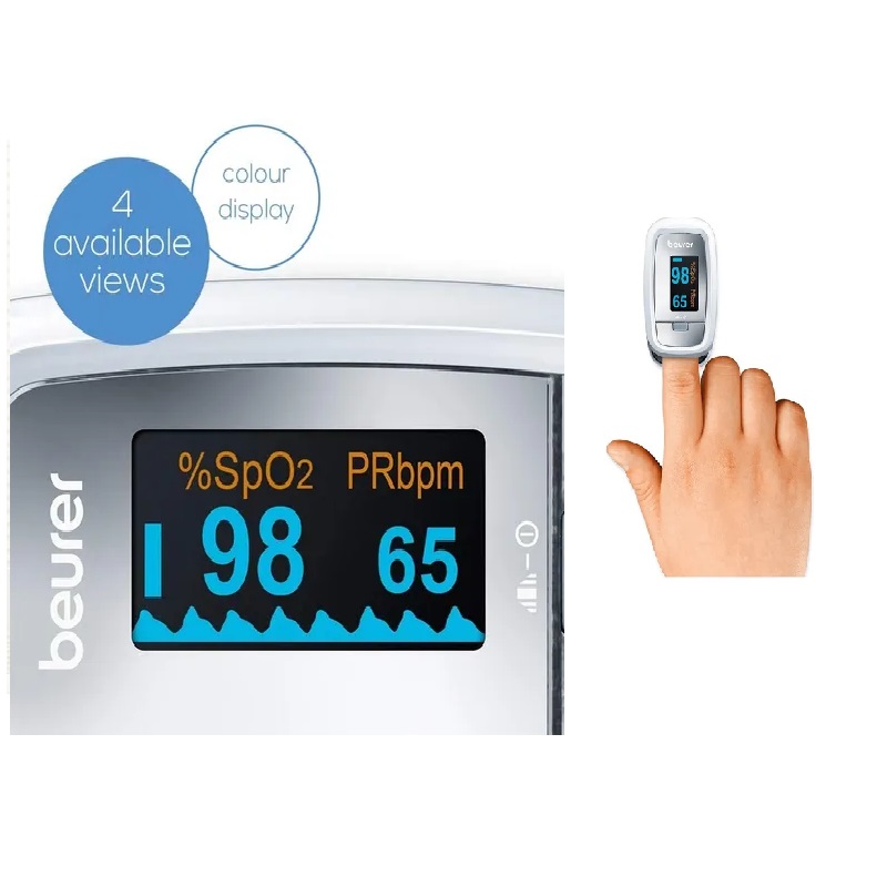 Oxímetro De Pulso Po30 Beurer - Marca alemana