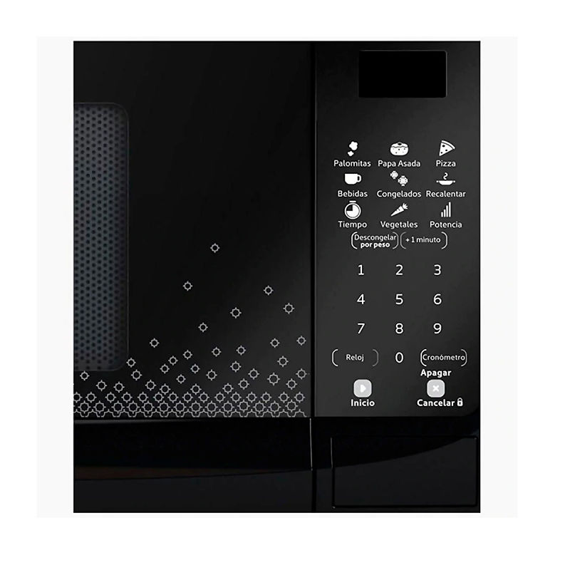 Horno de Microondas Negro de 0.7P ACROS AM1007B