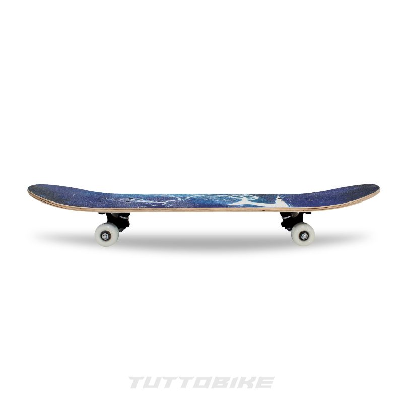 Patineta De Madera Con Ejes De Plástico Venado Azul