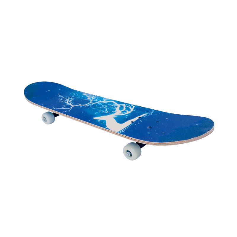 Patineta De Madera Con Ejes De Plástico Venado Azul