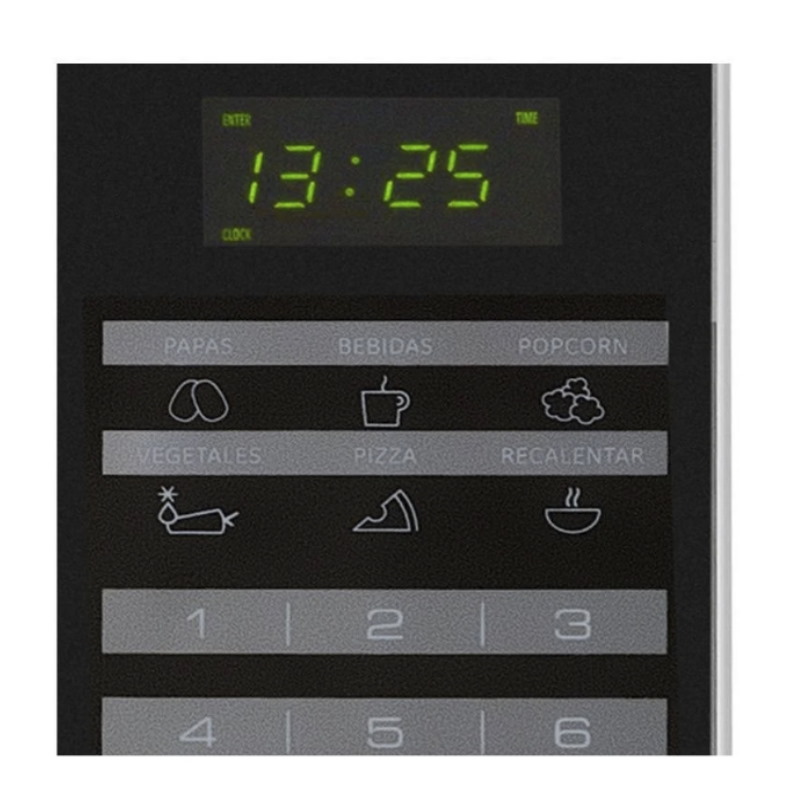Horno de Microondas Plata de 1.1P GENERAL ELECTRIC JES11W.
