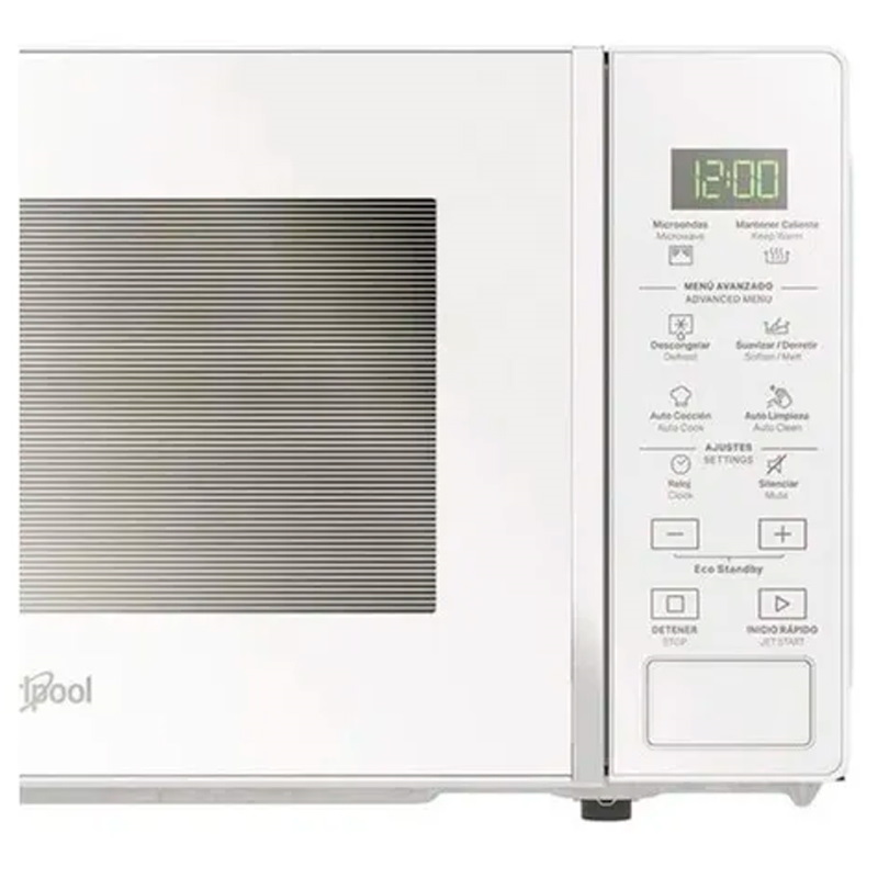 Horno de Microondas Blanco de 0.7P WHIRLPOOL WM1807W.