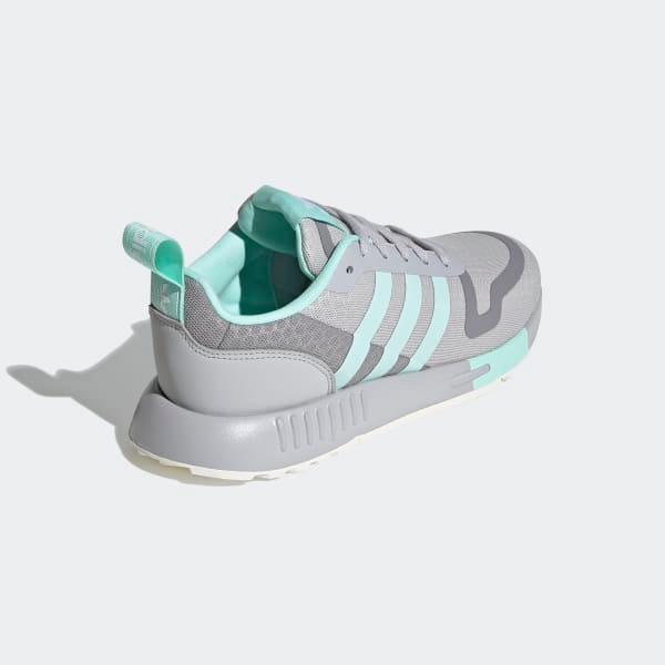 TENIS ADIDAS MULTIX GRIS VERDE  MUJER FZ3458