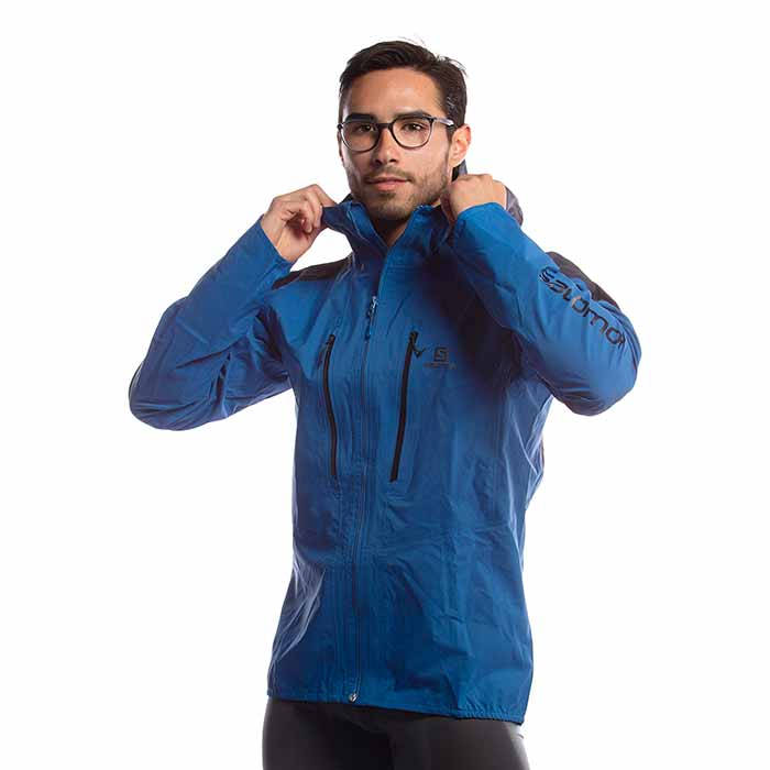 Chamarra Concha Salomon Hombre Outspeed Nautical Blue LC1063700