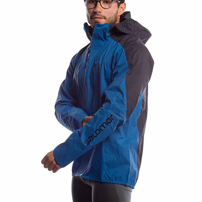 Chamarra Concha Salomon Hombre Outspeed Nautical Blue LC1063700